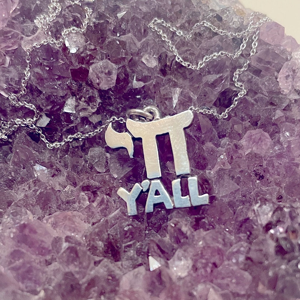 Chai Y’all Sterling Silver 18” necklace